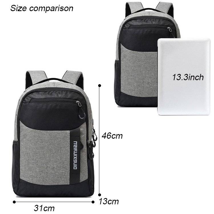 SENSZX Wholesale leisure mochilas anti-theft waterproof nylon business laptop backpack