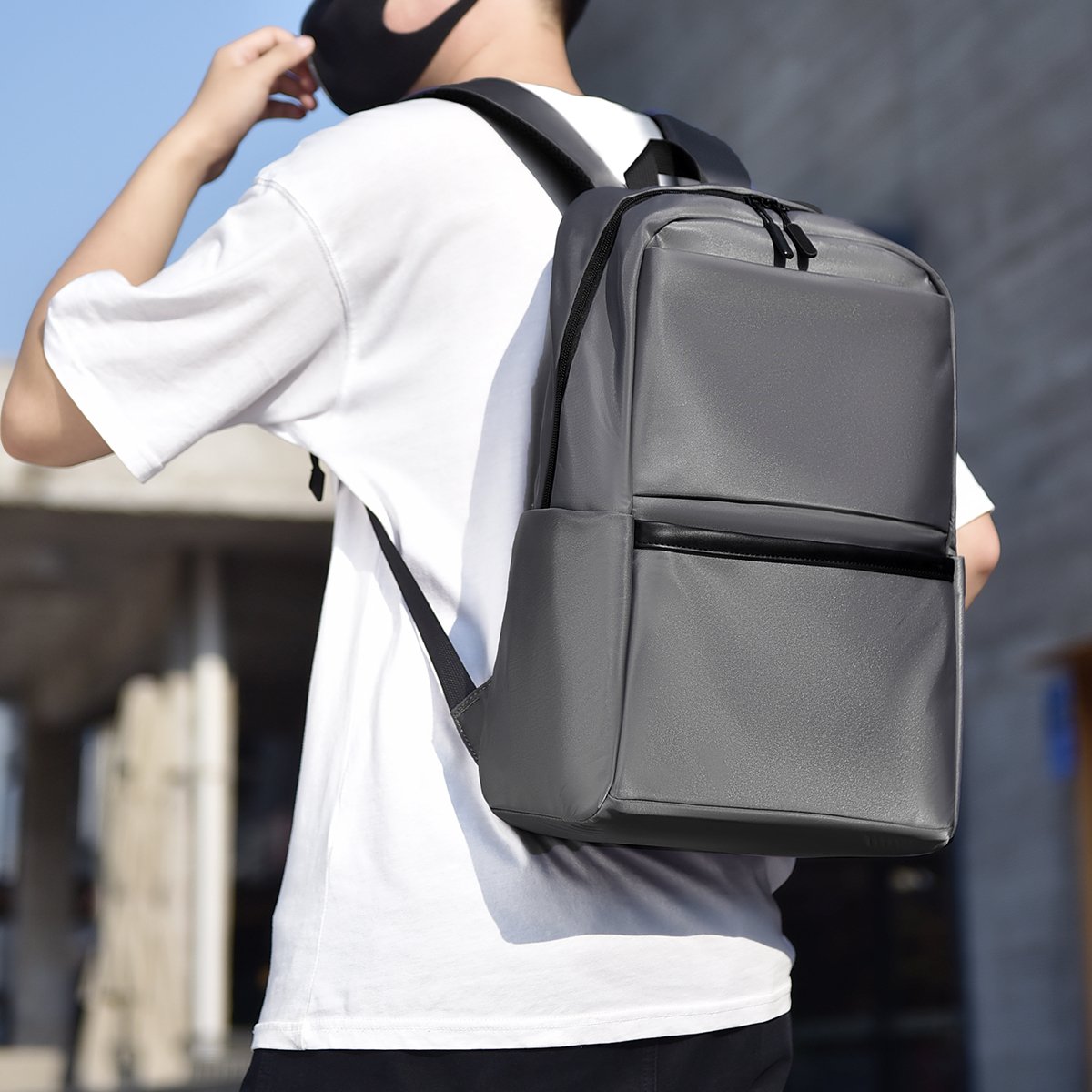 New Design Promotional Waterproof Imported Nylon Casual Anti-theft Business Travel Outdoor Sports China Laptop Backpack 2024