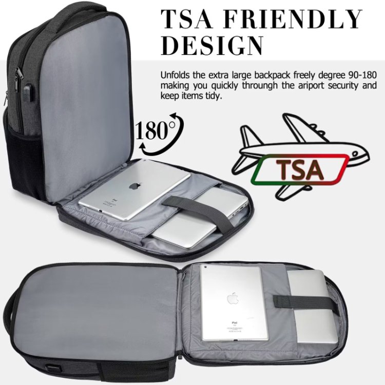 USB Business Laptop Bag 2023 Factory Discount Hot Sale Large Capacity Backpack Men's Laptop Backpack
