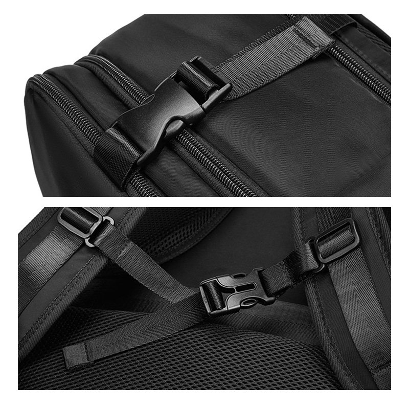 New Innovation Extra Large Expandable Flight Approved Weekender Bag Travel Laptop Backpack with Shoes Compartment