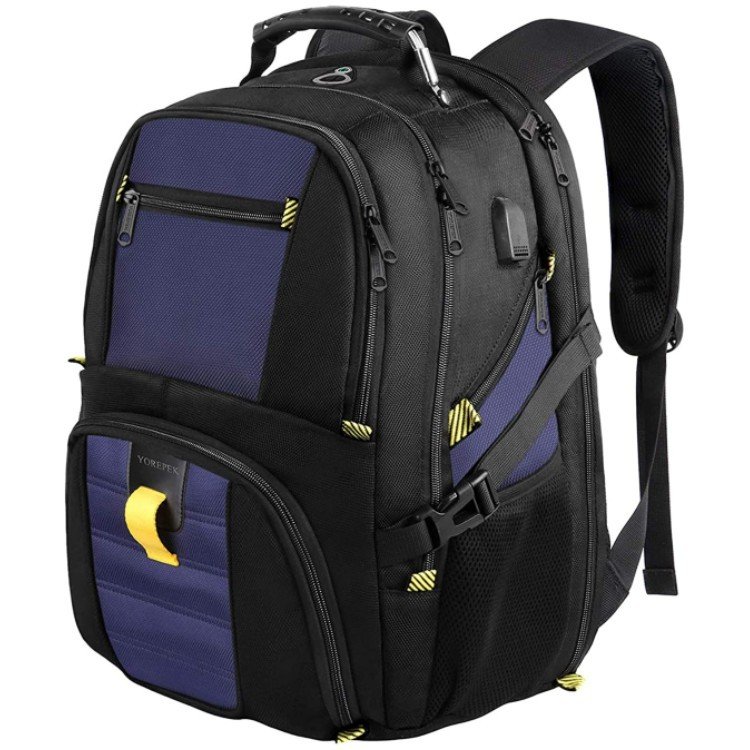 Travel Laptop Backpack Water Resistant College Student Schoolbag Business Work Bag With USB