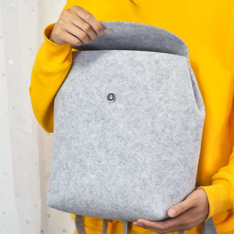 Multifunctional School Bags Travel Felt Laptop Backpack Bag