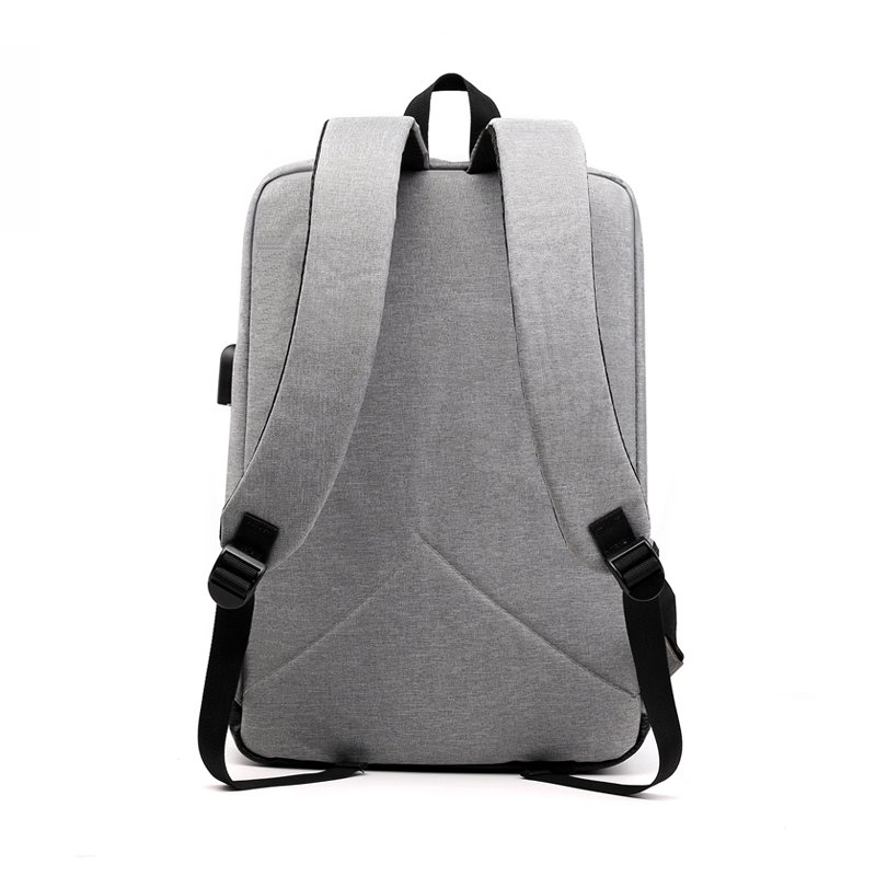 Men Stylish Casual Durable Waterproof Nylon Travel Business School Laptop Backpack Bag With USB Charging