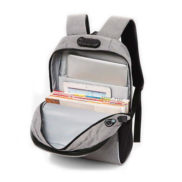 Travel Laptop Backpack 15.6 Inch College School Backpack with USB Port Charging Waterproof Casual Durable Computer Bag