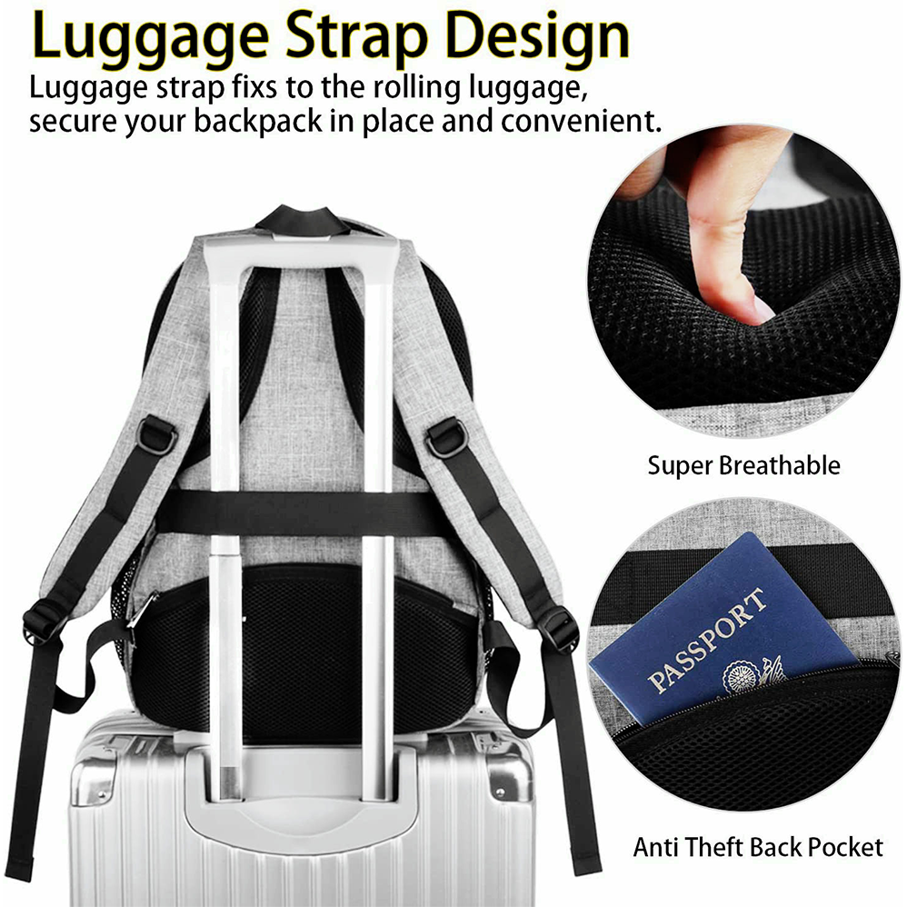 Factory hot sell 15.6 inch waterproof men laptop backpack custom school bags for teenagers