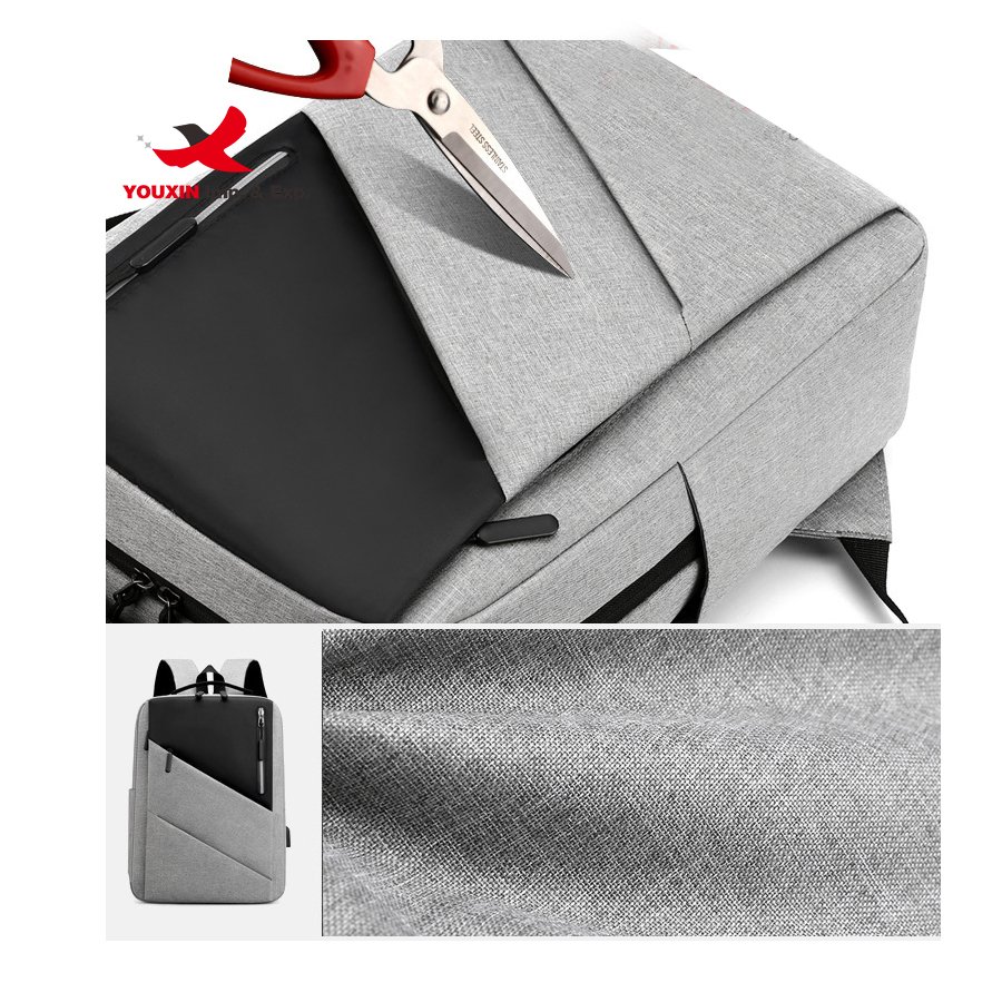 New Arrivals OEM Custom Logo High Quality USB Charging Port Waterproof Casual Sports School Travel Laptop Backpack Bag