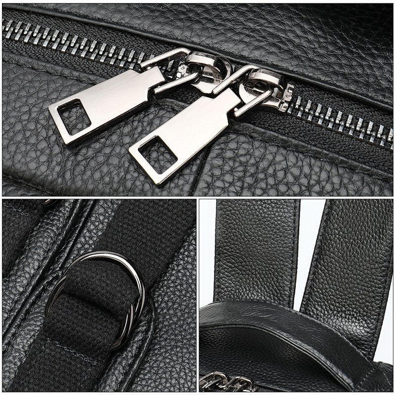 Laptop Backpack Travel Leather Duffel Bag 2023 New Large Capacity Business Design Stylish Leather Multifunctional Popular JL