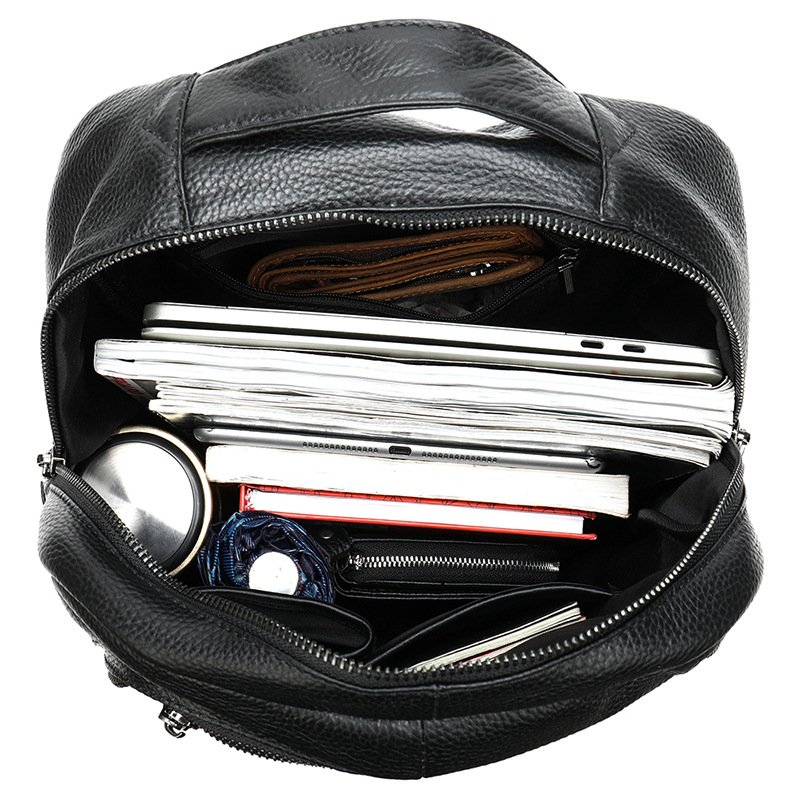 Laptop Backpack Travel Leather Duffel Bag 2023 New Large Capacity Business Design Stylish Leather Multifunctional Popular JL