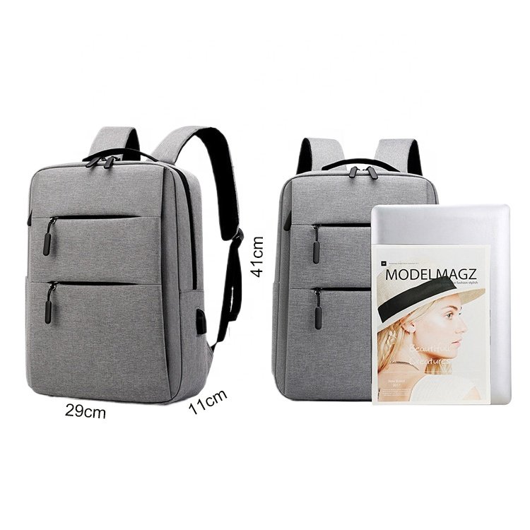 Custom Logo Business Waterproof Laptop Bags Supplier School Mochilas Travel Pack USB Charging Women Men Smart backpack For Men