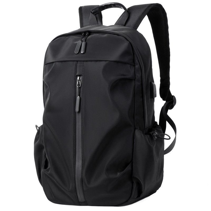 Casual Backpack Men's Bag Travel Simple School Bag Fashion Computer Bag Polyester Waterproof Bagpack for School All Seasons