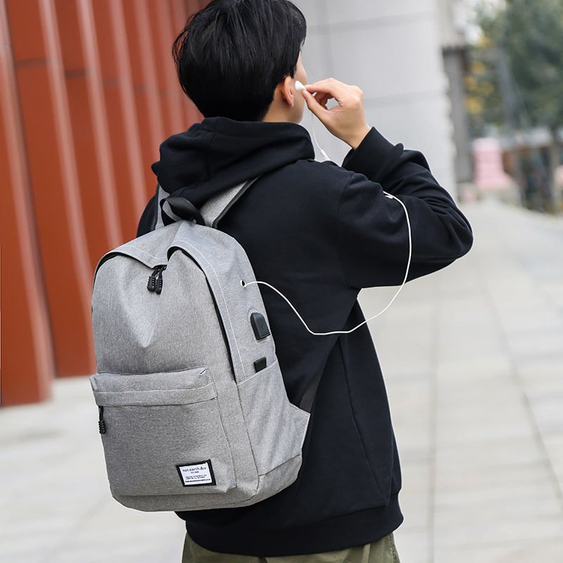 Large capacity fashionable middle school student backpack travel laptop backpack leisure bag