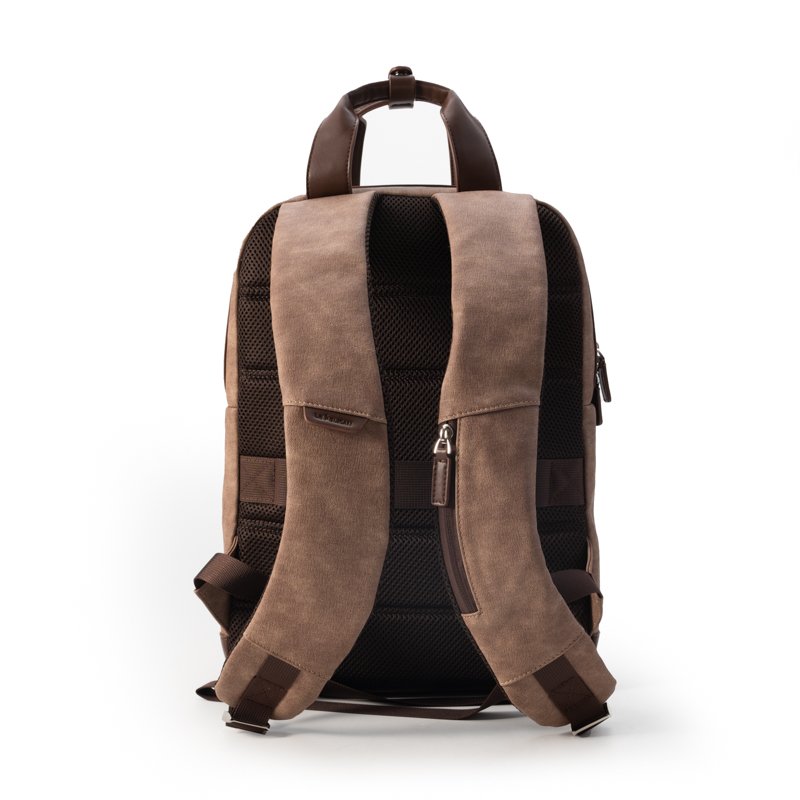 Fashion Custom logo leather business travelling Camping School backpack bags Daypack men laptop backpacks