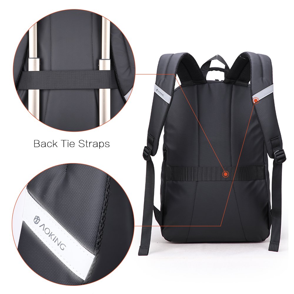 Aoking water proof mochilas bag casual travel laptop backpack for school sac a dos multifunctional business backpack with usb