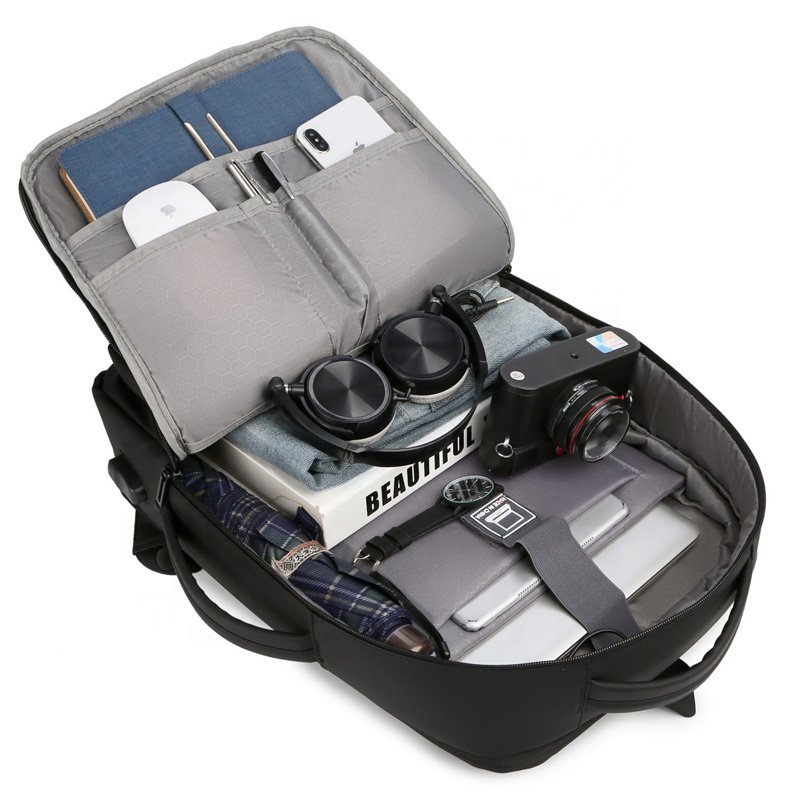 laptop backpack with USB charing business bag