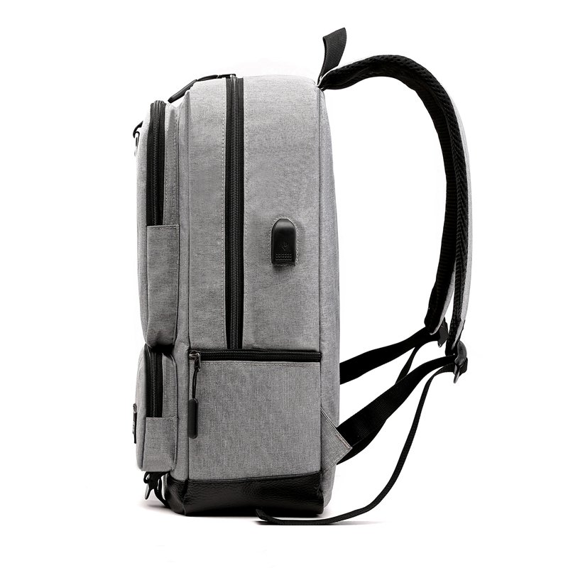 China factory OEM USB 18 inch factory wholesale polyester fabric custom logo shaped laptop backpack bagpack bag