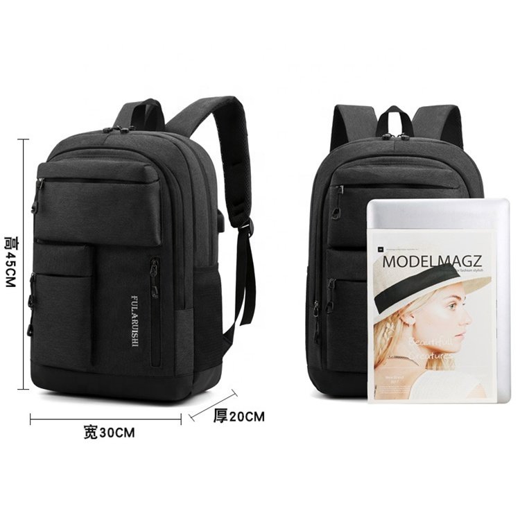 Free Sample Women Men Travel Backpack 14/15.6/17 Inch Business Computer Bag with USB Port College School Bags Laptop Backpacks