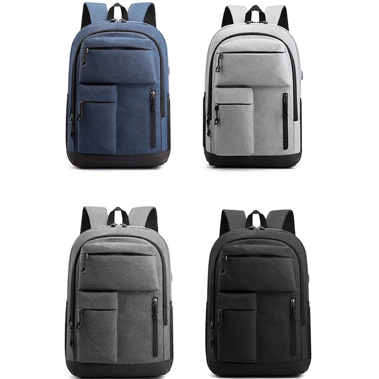 Free Sample Women Men Travel Backpack 14/15.6/17 Inch Business Computer Bag with USB Port College School Bags Laptop Backpacks