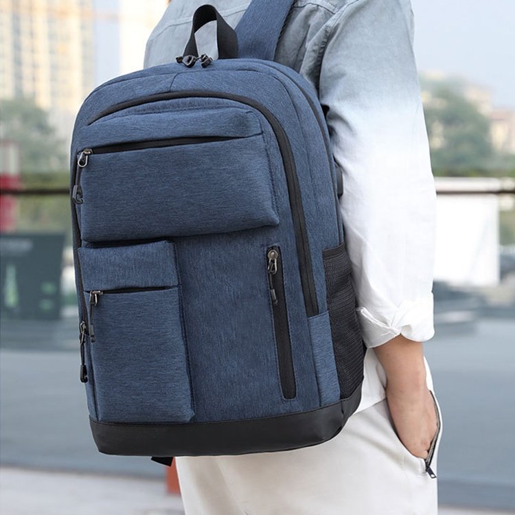 Free Sample Women Men Travel Backpack 14/15.6/17 Inch Business Computer Bag with USB Port College School Bags Laptop Backpacks