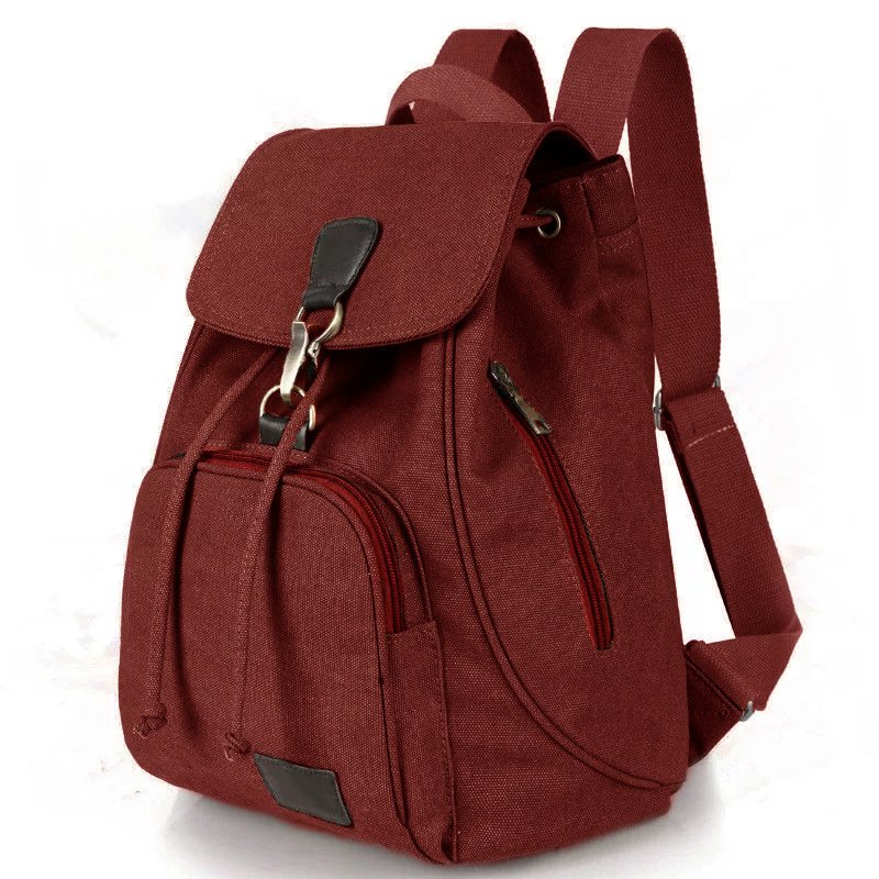 Wholesale Custom outdoor Travel waterproof backpack for women Canvas Backpack Bag Durable school bag Laptop backpack