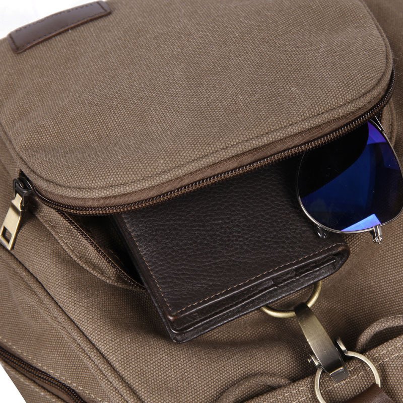 Wholesale Custom outdoor Travel waterproof backpack for women Canvas Backpack Bag Durable school bag Laptop backpack