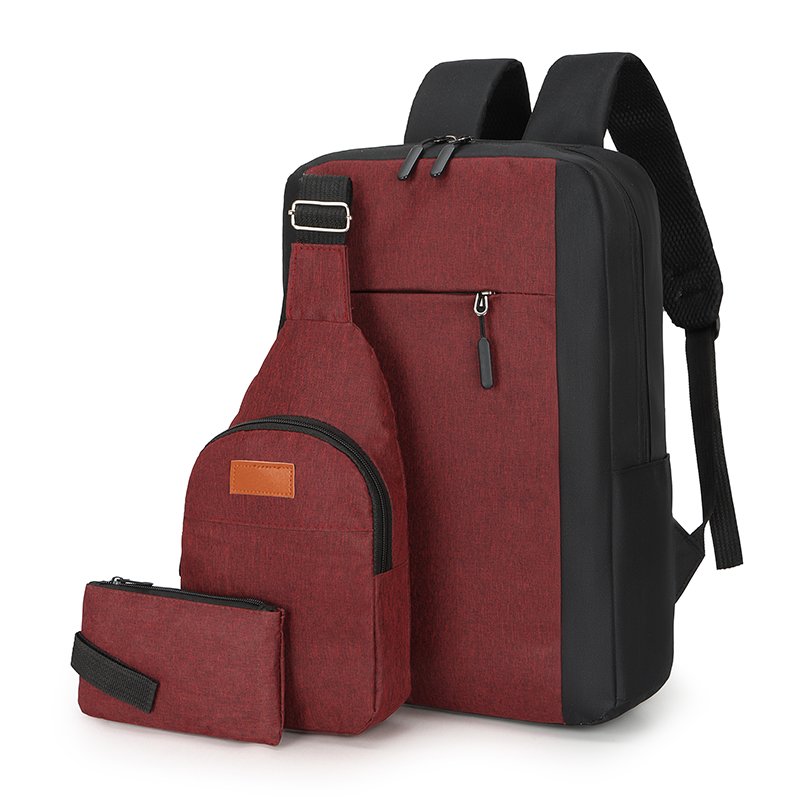 Manufacturer Wholesale College School Bag 3 Pcs Women and Men Designer Laptop Backpack Bag Set
