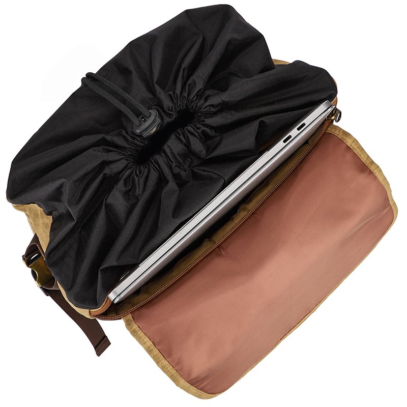 Vintage Waxed Canvas Leather Laptop Backpack Waterproof Outdoor Travel Adventure DSLR SLR Camera Backpack