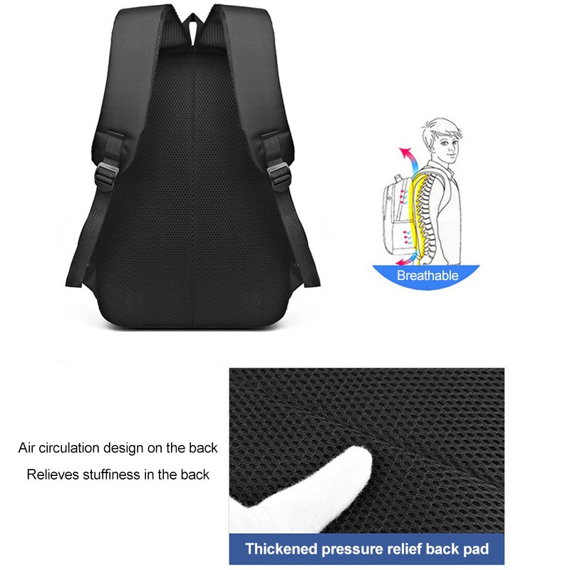 2024 The Latest simple large-capacity men College Students school Bag outdoor travel bag Laptop backpack