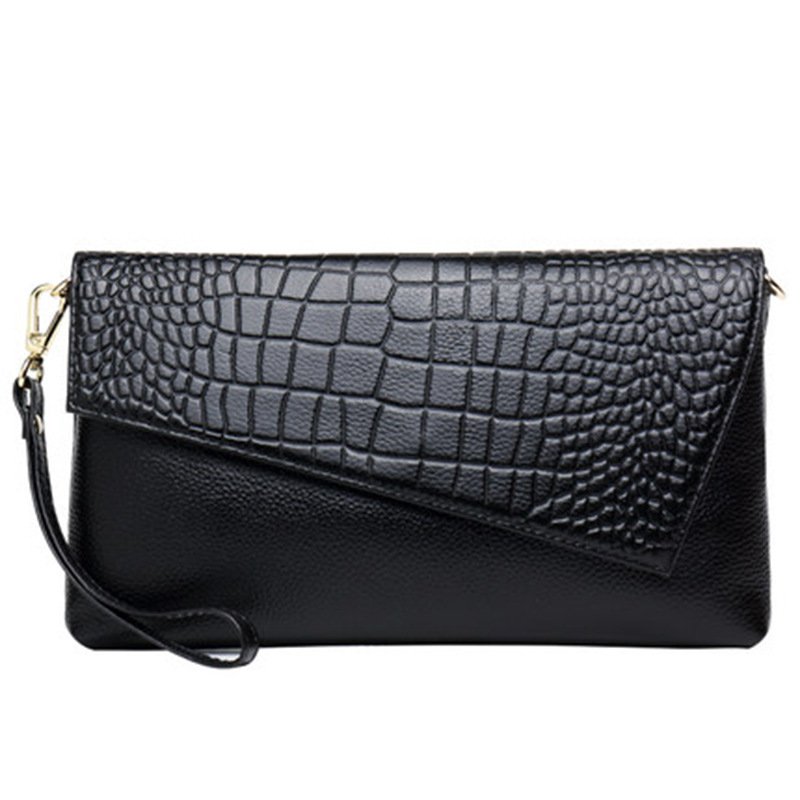 Wedding Evening Party Bags Genuine Leather Factory Directly Fashion Long Wallet Purse Large Capacity 2022 Clutch Bags For Women