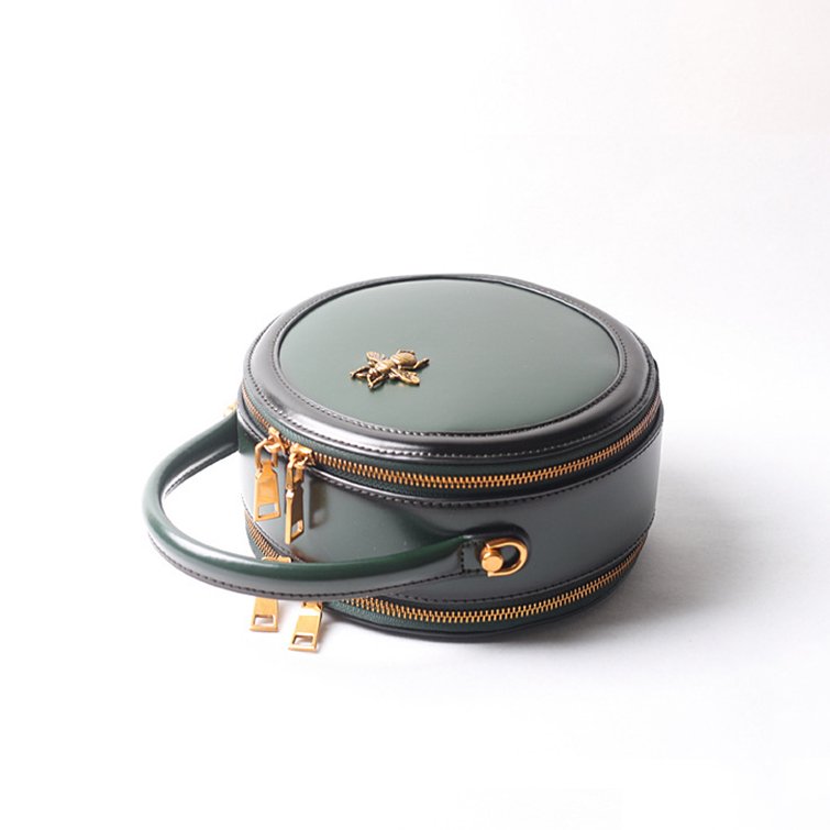 2023 bags women handbags ladies real genuine leather evening bags ladies clutch bag italy made luxury small round clutch purse