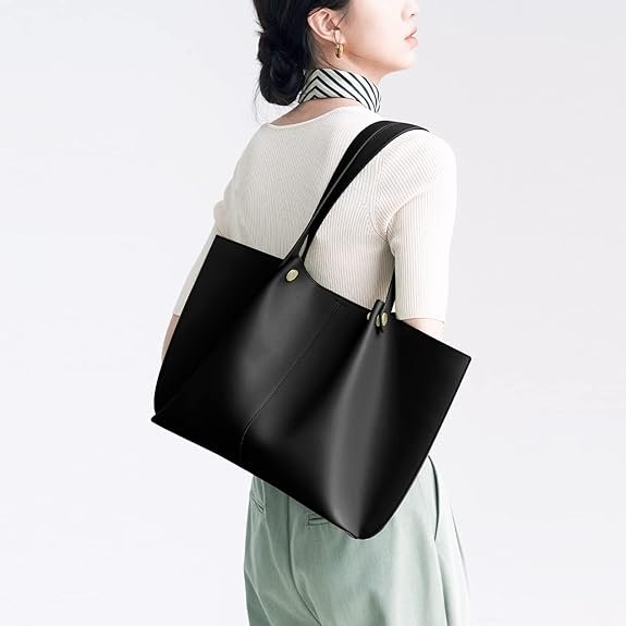 Genuine Leather Shoulder Bags For Women Big Capacity Hobo Bucket Bag Lady Designer Handbag Purse