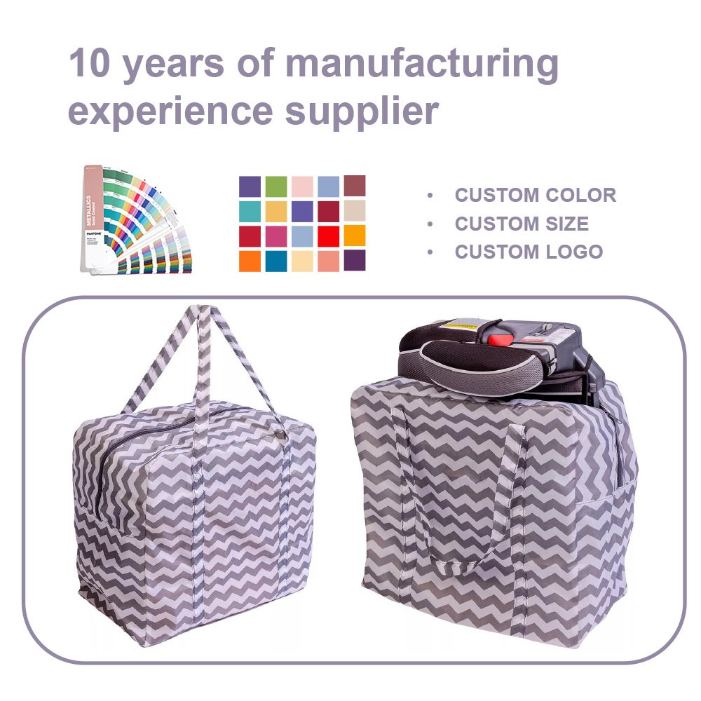 Portable Booster Seat Bag Ideal for On the Go Parents Booster Seat Storage Bag with Multiple Pockets for Accessories