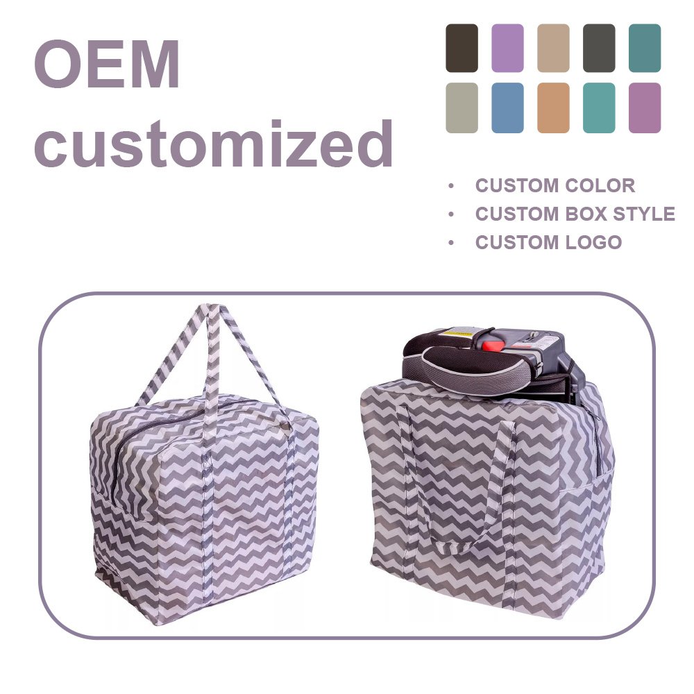 Portable Booster Seat Bag Ideal for On the Go Parents Booster Seat Storage Bag with Multiple Pockets for Accessories