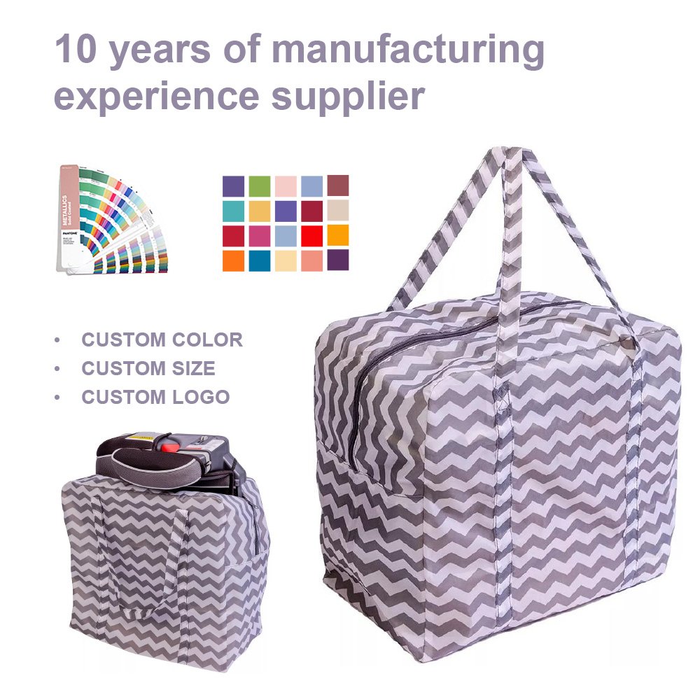 Portable Booster Seat Bag Ideal for On the Go Parents Booster Seat Storage Bag with Multiple Pockets for Accessories