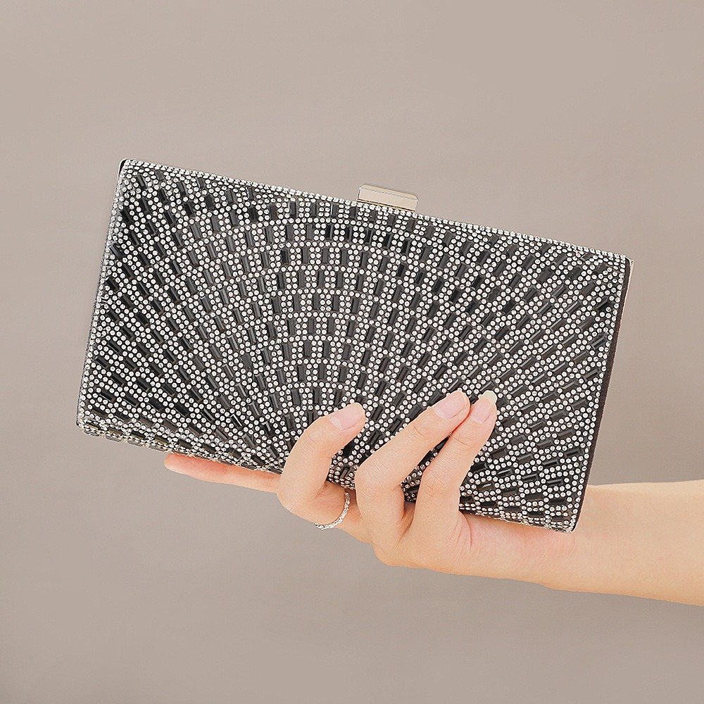 RB397 Custom Wedding Purse Crystal Clutches Luxury Small Evening Bag Rhinestone Colorful Diamond Purse Bling Party Shoulder Bag