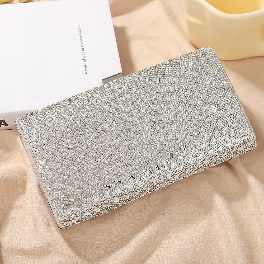 RB397 Custom Wedding Purse Crystal Clutches Luxury Small Evening Bag Rhinestone Colorful Diamond Purse Bling Party Shoulder Bag