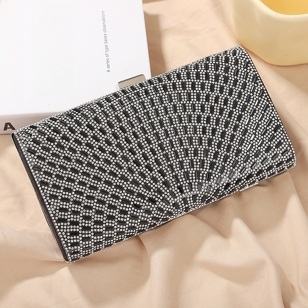 RB397 Custom Wedding Purse Crystal Clutches Luxury Small Evening Bag Rhinestone Colorful Diamond Purse Bling Party Shoulder Bag