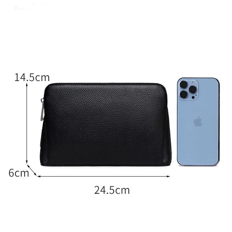Custom Evening Bags Fingerprint Lock Tracker Mini GPS Locator Key Finder Wallet Clutch Bags for Men