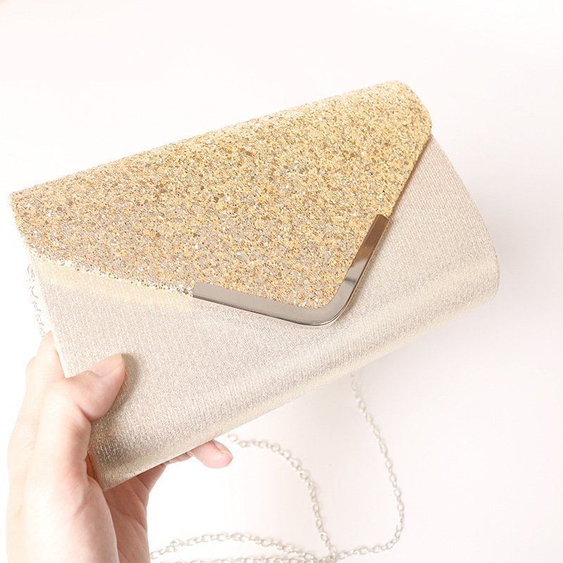 high sense banquet dinner evening gold clutch bag evening bags