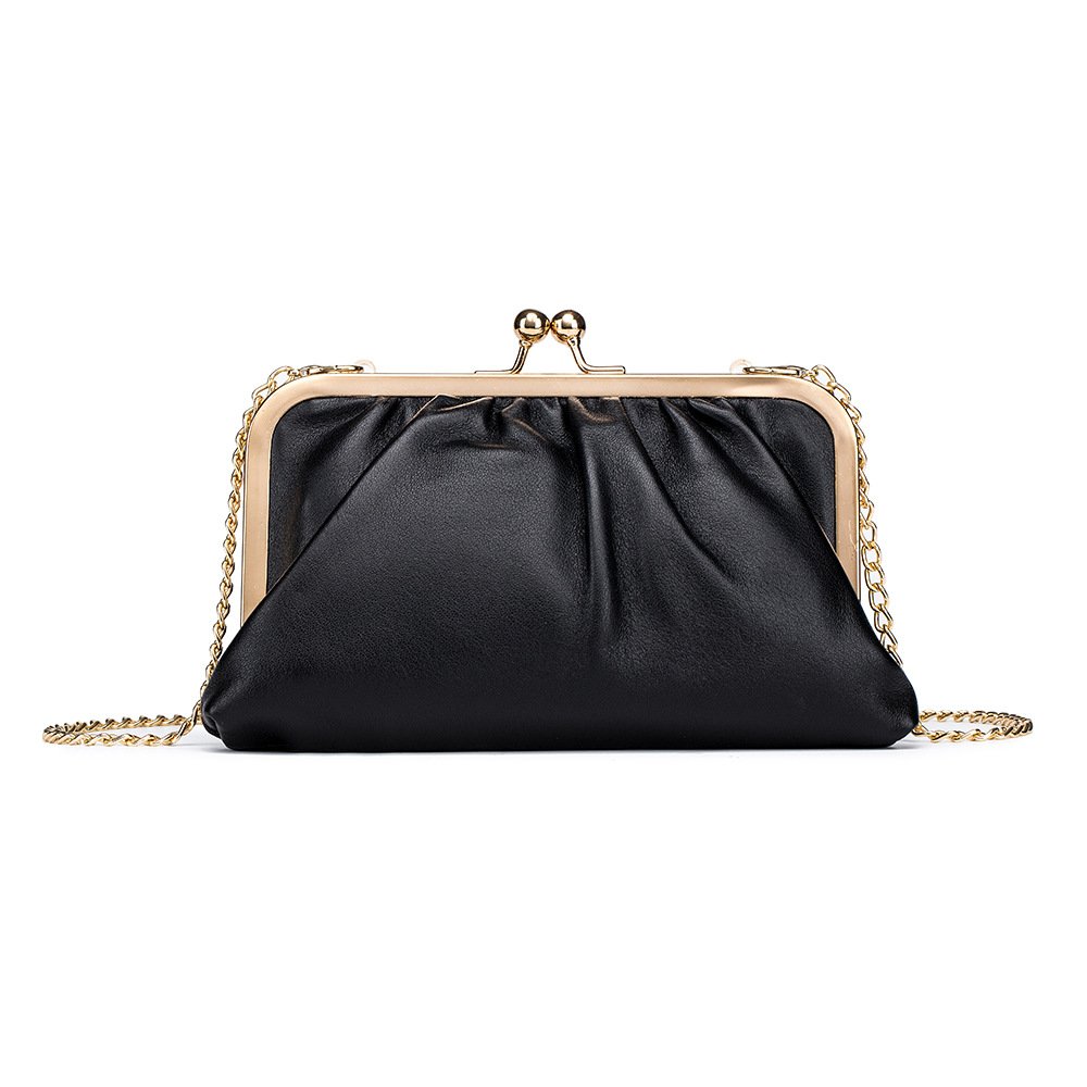 Factory Wholesale Superior Quality Genuine Leather Card Holder Wallet Ladies Clutch Bag Women Evening Bag
