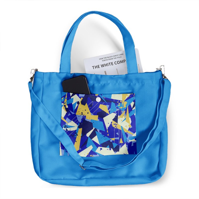 Fashion Ladies Messenger Crossbody bag Large Messenger bag Canvas Messenger Shopping Tote bag