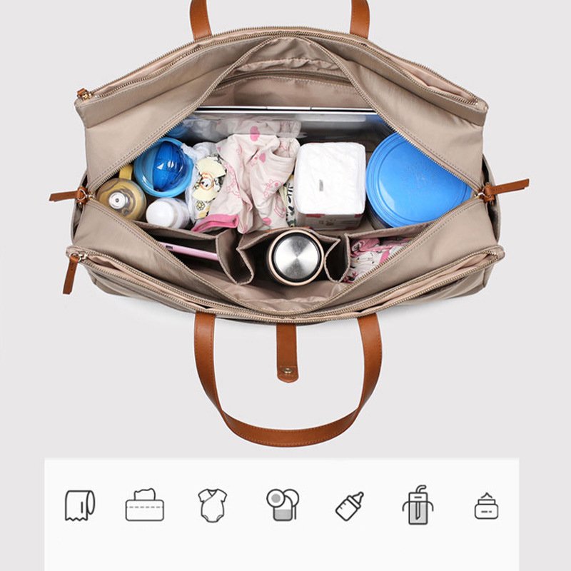 Trendy women multifunctional eco friendly leather canvas laptop shoulder tote handbags travel duffle bags