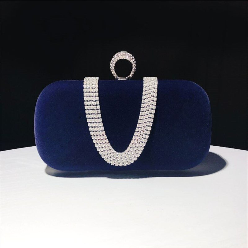 Wholesale Womens Handbags High Quality Trendy Lady Party Rhinestone Diamond Bling Hand Bags Evening Clutch Women