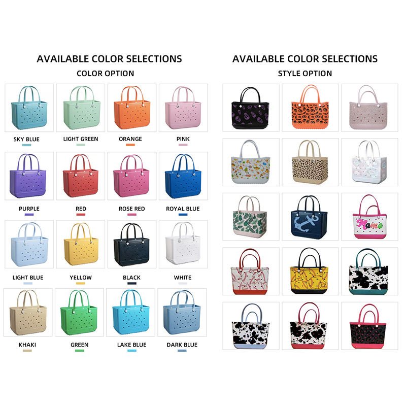 Candy Beach Rope Storage Bogg Bag simply southern eva beach bag Small Eva Bag Bogg