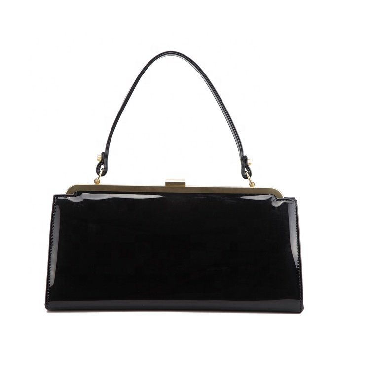 High Quality Candy Colorful Women New arrivals Vegan PU Patent Leather Party Bags Wedding Clutch Bag