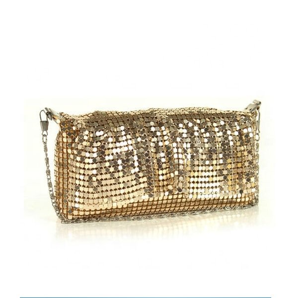Plastic new design pu beaded evening bag made in China