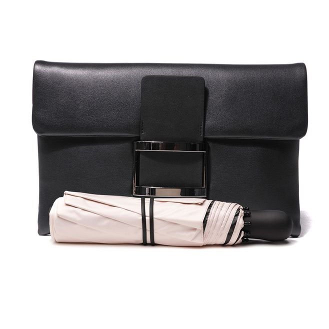 fashion woman genuine leather evening bag multi-function real leather clutch bag