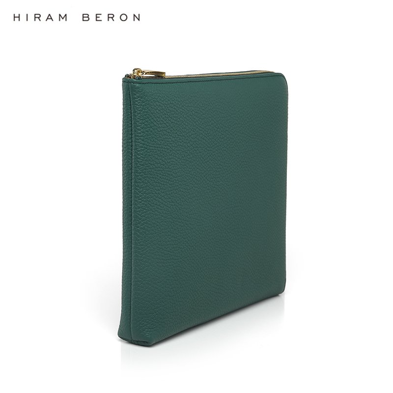 New Arrival Wholesale Fashion Soft Pebble Pattern Calf Skin Ladies Evening Purse Zipper Pouch Clutch Bag for Women