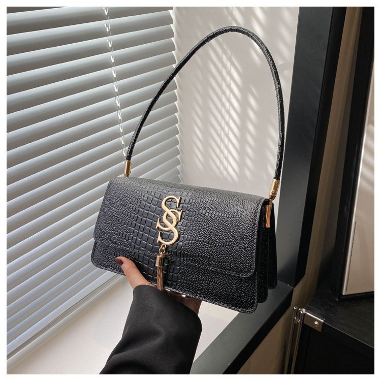 2024 Shinny Leather Shoulder Tote Bags Ladies Luxury Leather Bags Women Handbags For Girls Evening Bags