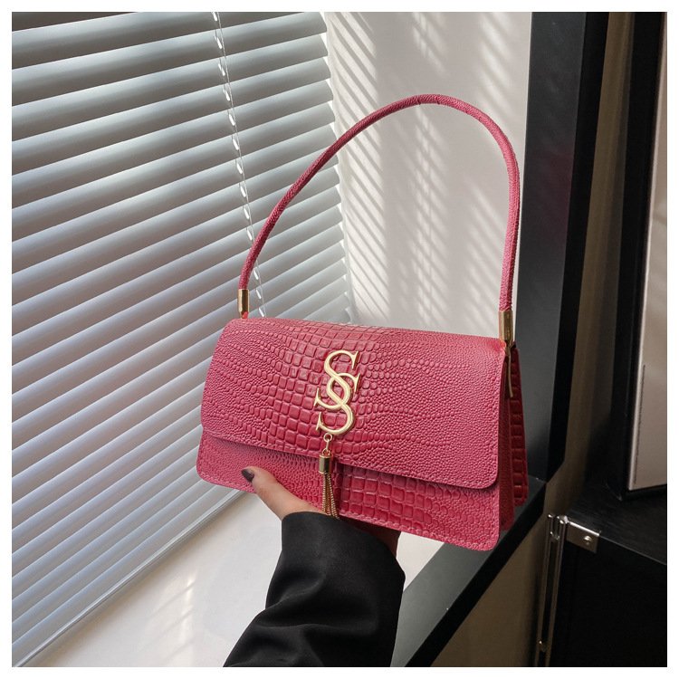 2024 Shinny Leather Shoulder Tote Bags Ladies Luxury Leather Bags Women Handbags For Girls Evening Bags