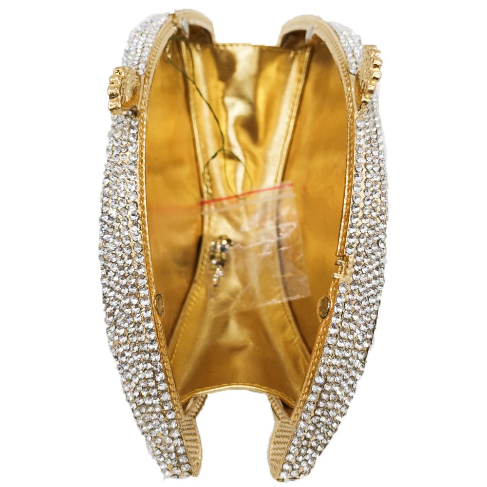 Custom luxury Evil Eyes Design rhinestone diamond ladies clutch bag evening bag